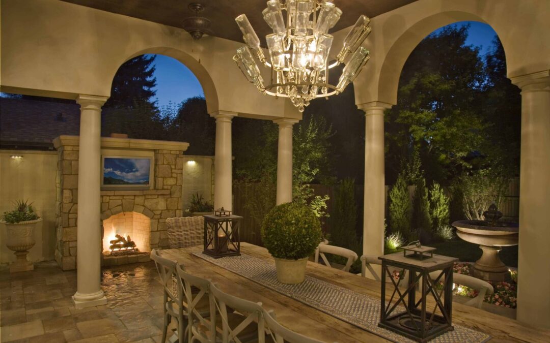 The Right Furniture enhances your Outdoor Living Rooms
