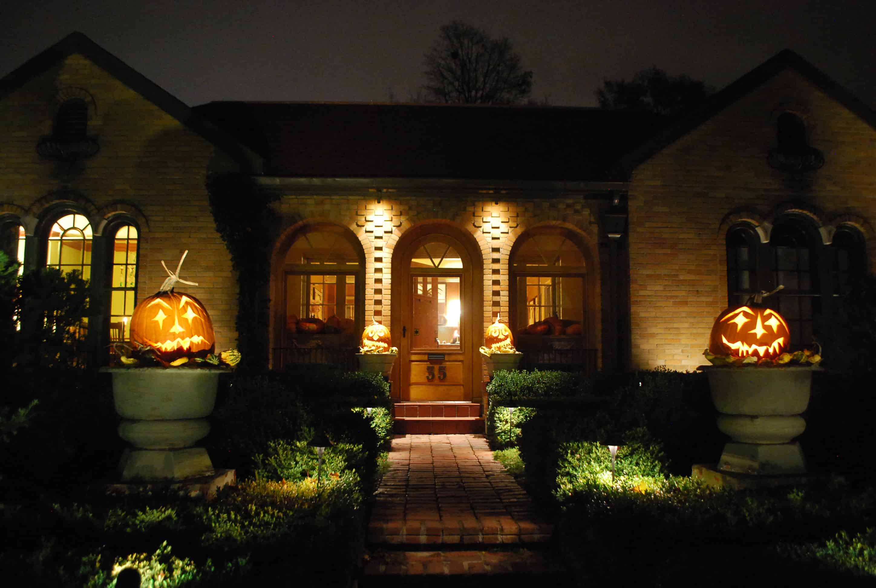 Halloween safe pathway