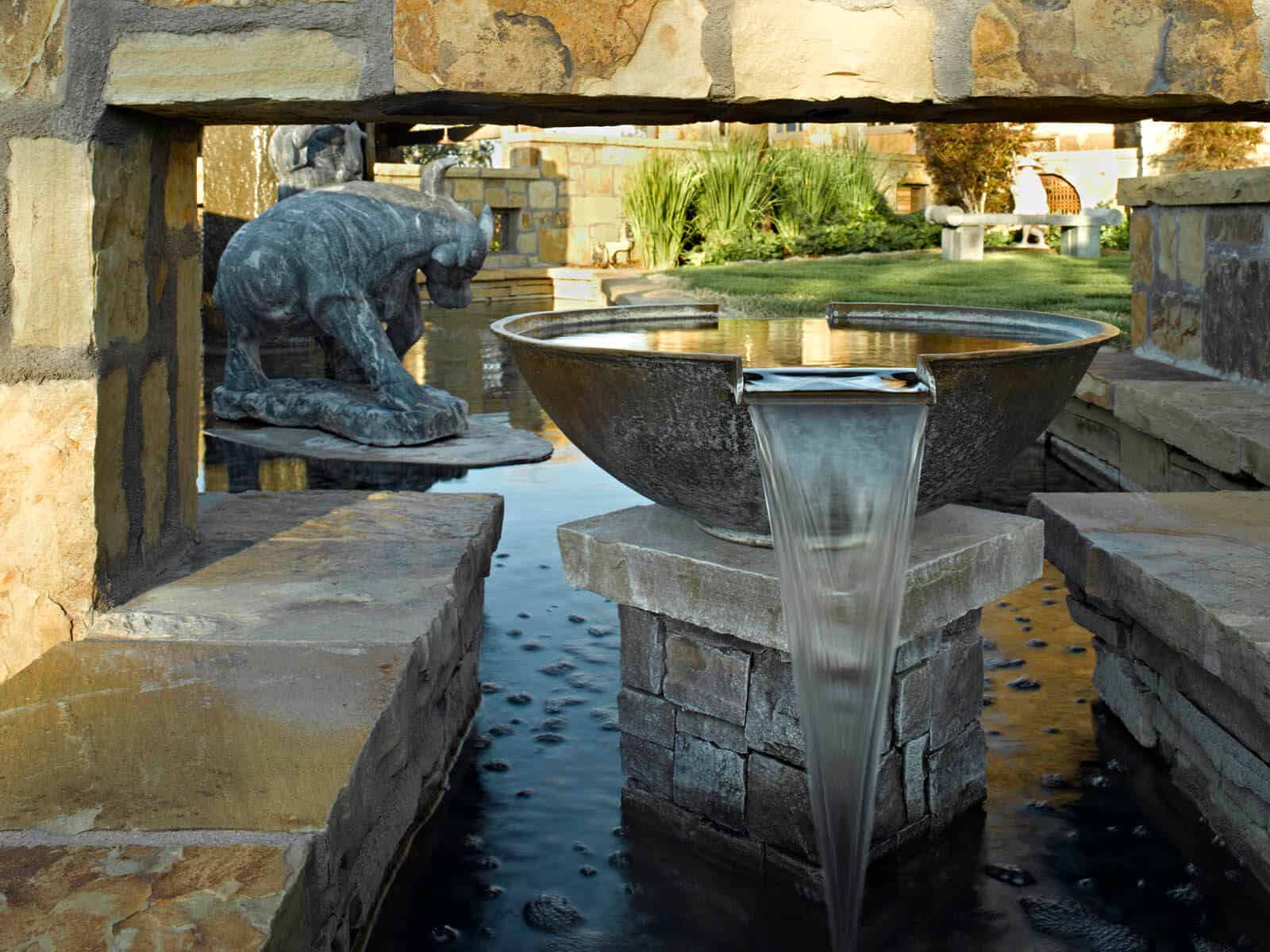 outdoor kitchen family