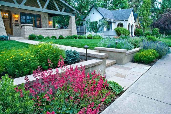 landscape seasonal blooms