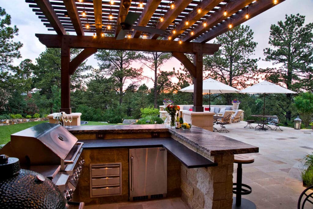 outdoor living space