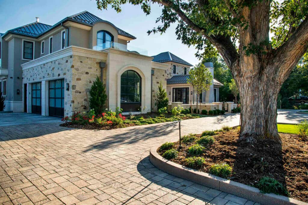 large, traditional-style luxury home