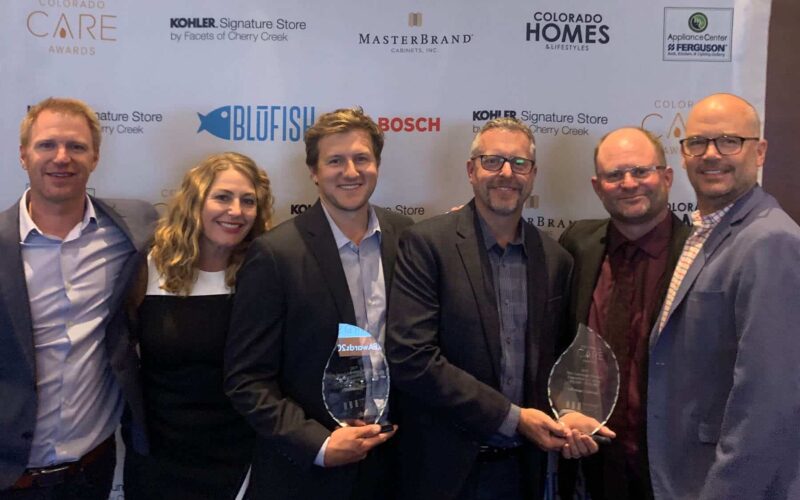 Lifescape Colorado team accepting HBA CARE Awards