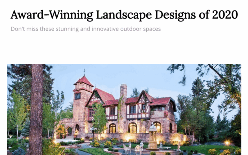 Lifescape CH&L Article 2020
