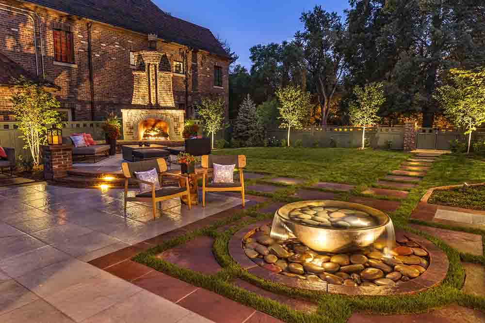 dining area backyard makeover