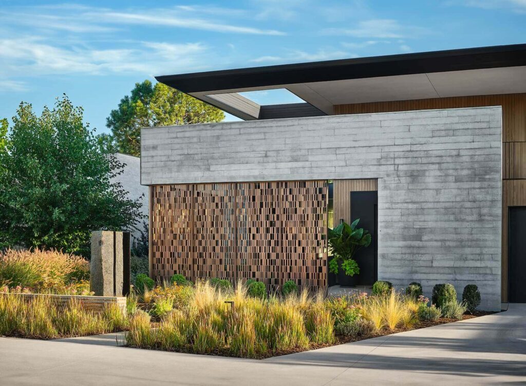 elevated modern landscape design