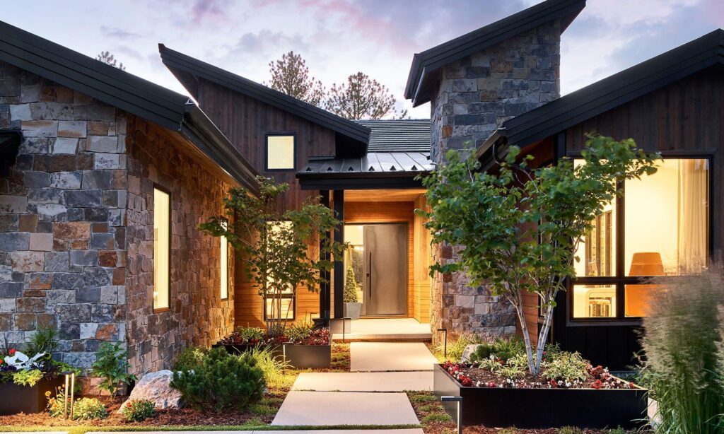 luxury colorado mountain landscaping