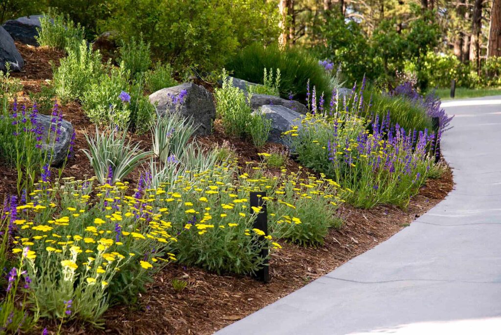 artful stone garden wall design ideas colorado