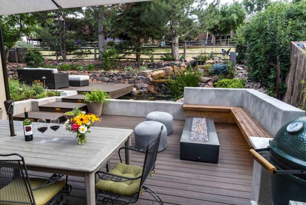 elevated escape modern deck design mountain views co