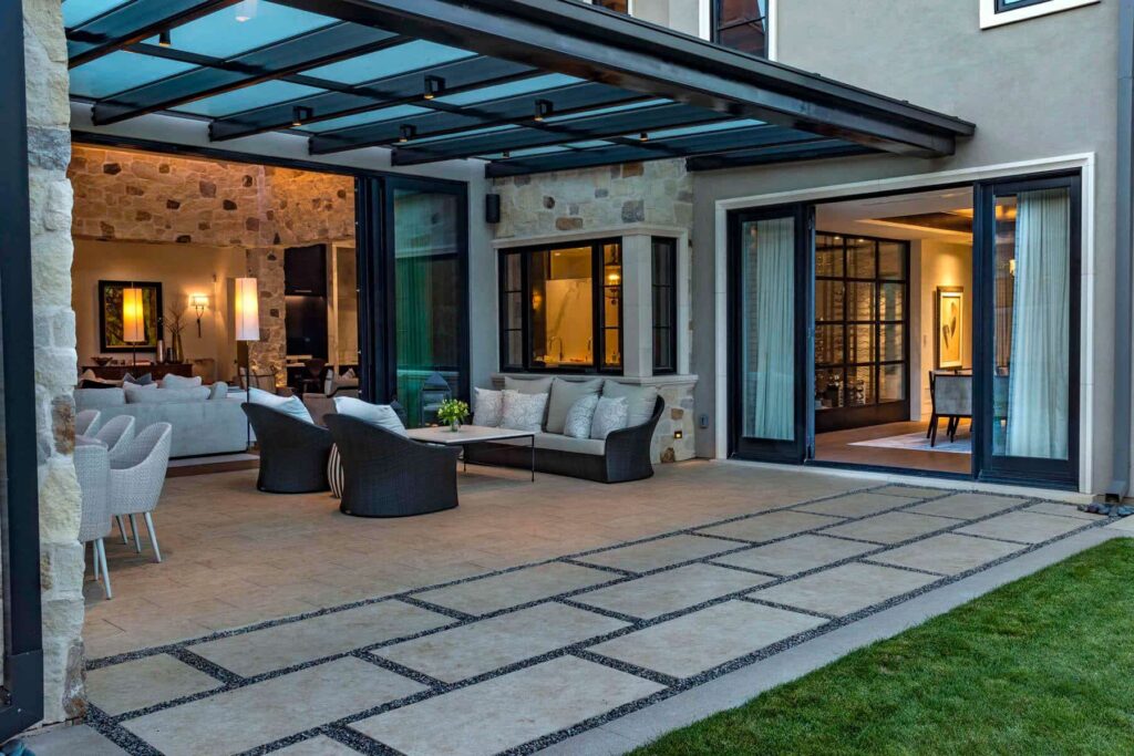 led step lighting system for modern walkway design