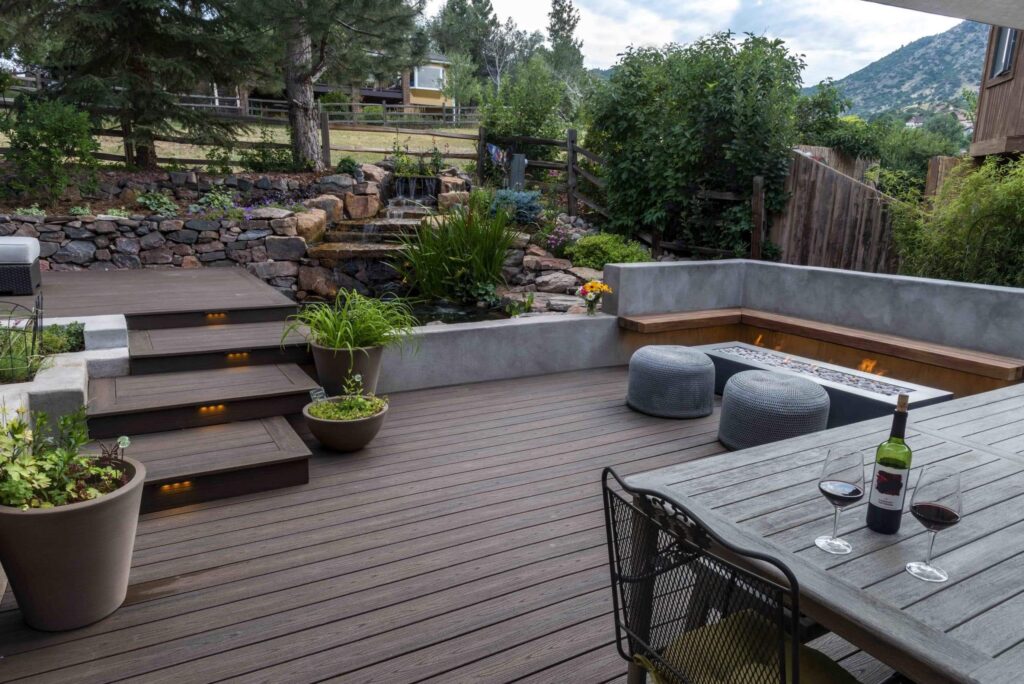luxury outdoor patio construction elevated escape denver