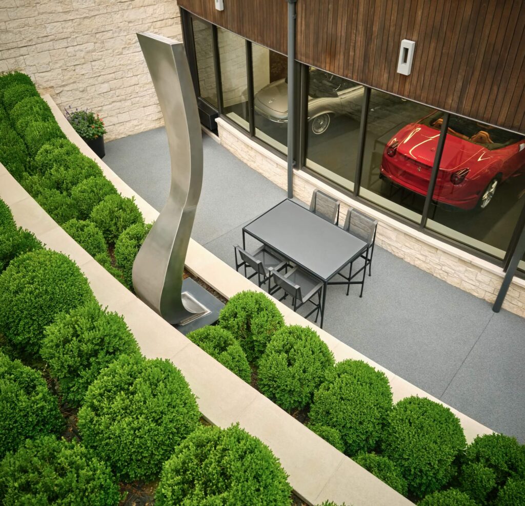 pines landscape modern lighting installation co