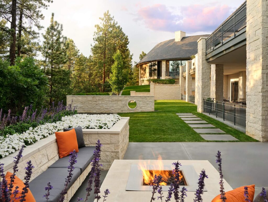 tranquil outdoor retreat design pines colorado