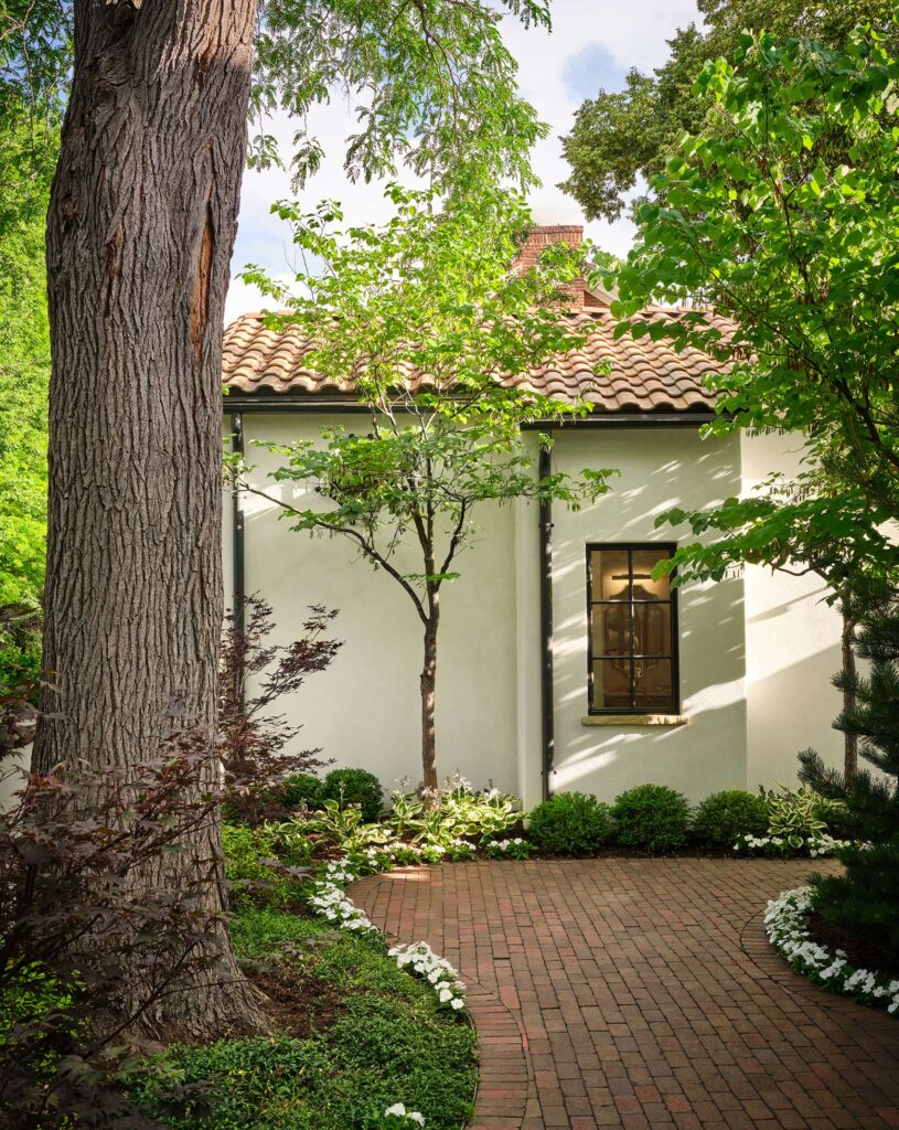 Front landscape path